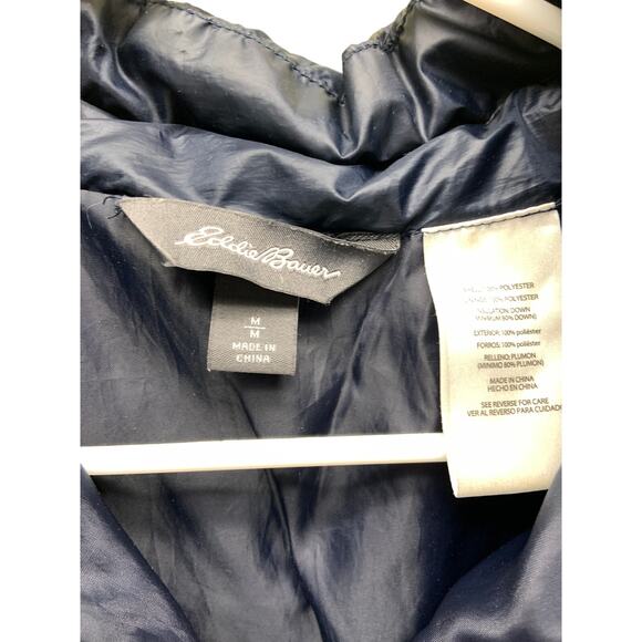 Eddie Bauer Blue 650 Packable Down Jacket Size M - Picture 4 of 7